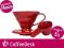 Hario plastikowy Drip V60-01 czerwony