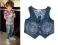 *girl2girl* jeans kamizelka 2-3 latka