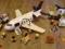 LEGO Duplo Samolot, śmigłowiec, karetka,
