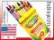 KREDKI ŚWIECOWE WOSKOWE DLA DZIECI CRAYOLA 8sz USA