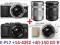 OLYMPUS E-PL7 +14-42 EZ +40-150 R +LAMPA FL-LM1 FV