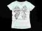 28732 ZARA GIRLS__BIAŁY T-SHIRT KOKARDKA__4-5 LAT