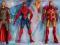 ZESTAW 5 FIGUREK SPIDERMAN HULK IRON MAN THOR CA