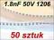 1.8nF SMD 1206 VITRAMON kondensator (50szt.) /C169