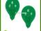 Balony, średnica 25 cm, kolor: zielony