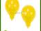 Balony, średnica 25 cm, kolor: żółty