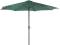 duży PARASOL ogrodowy aluminiowy 300 cm zielony 3m