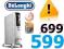 Grzejnik olejowy Delonghi TRD41025T Zegar 24 Termo