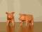 Figurka kinder - Dwie świnki z 2001 zwierzęta