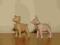 Figurka kinder - dwie owieczki z 2001 zwierzęta