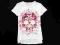 11976 ZARA GIRLS__T-SHIRT CZASZKA KWIATY__152 CM