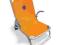 Krzesło Turystyczne Składane Soft Pomarańczowe