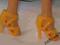 LALKA BARBIE-BUCIKI- żółte buciki