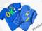 *ZARA 1053__NOWE BLUZKI BLUE 2-PACK__3-4LAT/ 104