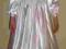 Alba, śliczna sukienka komunijna, sznur, rozm. 134