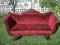 PIEKNA MAHONIOWA SOFA BIEDERMEIER, ORYGINAL XIXw