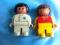 lego duplo figurki pielęgniarka i kobieta z apasz