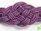 KLAMRA SPINKA UPIĘCIE FIRAN PLECIONKA FIOLET