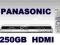 PANASONIC NAGRYWARKA DVD-HDD DiVX 250GB HDMI PILOT