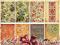 Papier SCRAPBOOKING folk retro vintage 8 szt
