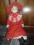 Stara lalka porcelanowa-Czerwony kapturek