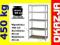 REGAŁ MAGAZYNOWY METALOWY REGAŁY 180x80x40 450KG