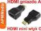 Adapter przejście mini HDMI A-C mini HDMI 1.4 GOLD