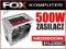 __ZASILACZ ATX MODECOM LOGIC 500W NOWY FVAT 24m gw