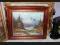 Obraz olejny + drewniana rama