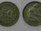 Niemcy RFN 50 Pfennig 1949 J rok od 1zł i BCM