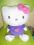 Hello Kitty urocza fioletowa duża 32cm.
