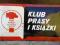 Szyld emaliowany KLUB PRASY I KSIĄŻKI