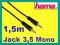 KABEL 1,5M JACK 3,5 - JACK 3,5 MONO Hama