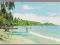 pocztówka PANTAI MERAK plaża Ocean INDONEZJA 1953