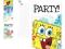 ZAPROSZENIA SPONGE BOB urodziny party 6 szt