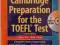 Cambridge Preparation for TOEFL test - 4 edycja