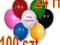 Balony z Twoim nadrukiem+patyczki+pompka 100szt,