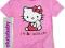 151 bluzka t-shirt Hello Kitty roz 116/122