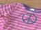 GYMBOREE 2-cz piżamka różowa paski 86 pacyfka PUNK