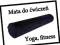 MATA DO ĆWICZEŃ yoga joga fitness METEOR 180x60 cm