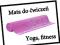 MATA DO ĆWICZEŃ yoga joga fitness METEOR 180x60 cm