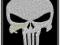 Naszywka Punisher czaszka haft