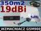 KPL.Wzmacniacz Silver GSM LCD T-19dBi+GRZYBEK 5dBi