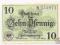 NOTGELD - Niemcy - Osnabruck - 10 Pfennig 1921