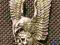 Eagle Skull Orzeł z czachą Odznaka Pin Przypinka