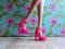 Buty buciki dla Barbie Fashionistas różowe wysokie