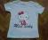 T-shirt Kitty NOWY Polska Firma 1 rok 80 cm