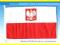 Bandera Flaga Polska 50 x 80cm