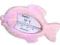BabyOno Termometr kąpielowy rybka różowa