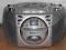 BOOMBOX FIRST AUSTRIA TCD-1104 DECK + CD + RADIO